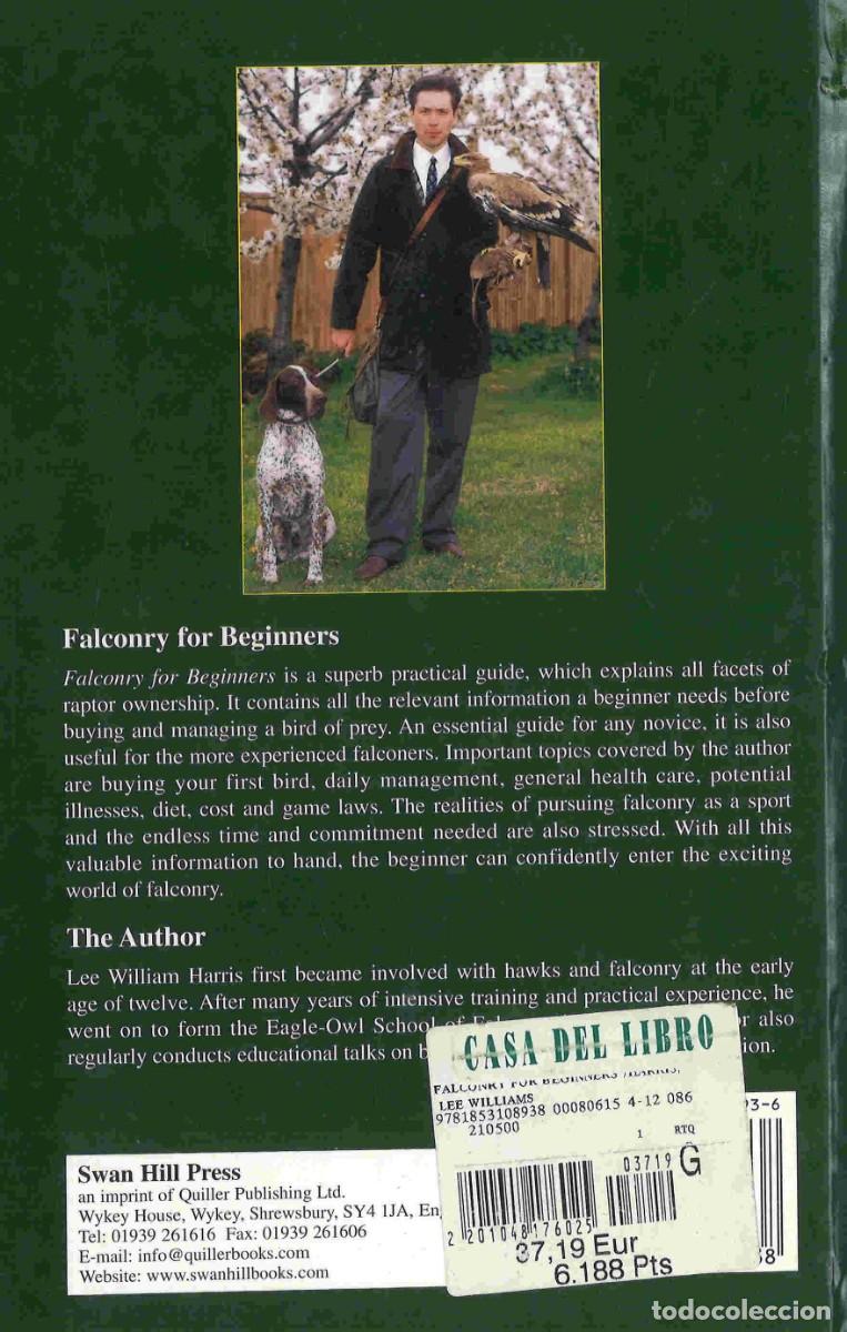 Libros de segunda mano: Falconry for beginners. Libro de cetrer&iacute;a en ingl&eacute;s. 2002 - Foto 2