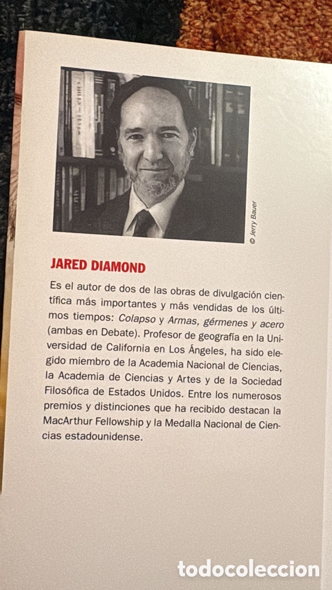 Libros de segunda mano: El tercer chimpanc&eacute; . Jared Diamond. Ed. Debate - Foto 2