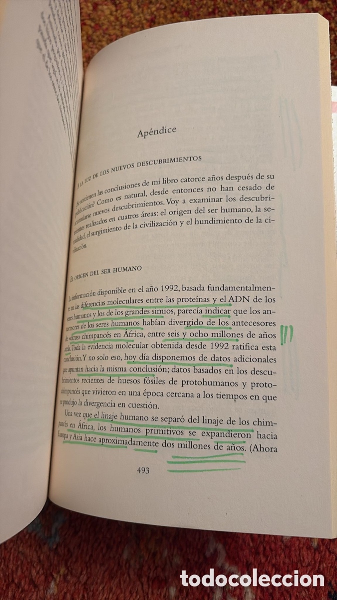 Libros de segunda mano: El tercer chimpanc&eacute; . Jared Diamond. Ed. Debate - Foto 6