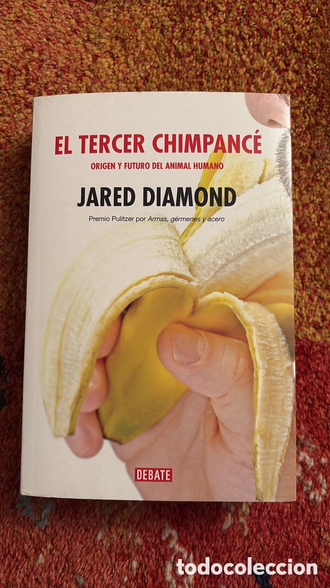 Libros de segunda mano: El tercer chimpanc&eacute; . Jared Diamond. Ed. Debate - Foto 1