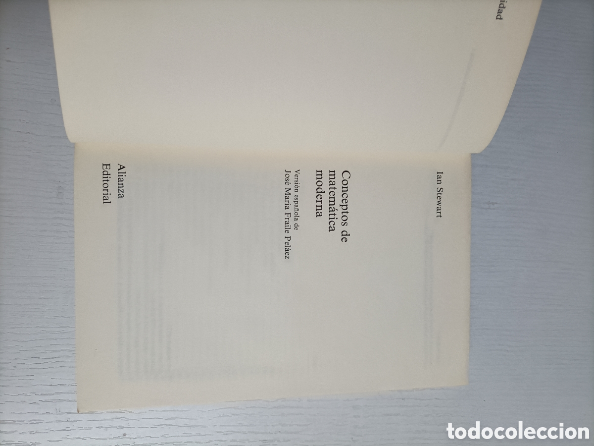 Libros de segunda mano de ciencias: Conceptos de matem&aacute;tica moderna Ian Stewart - Foto 9
