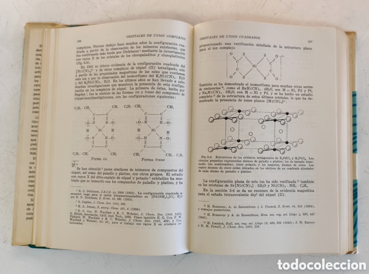 Libros de segunda mano de ciencias: Uniones qu&iacute;micas. Linus Pauling. - Foto 8