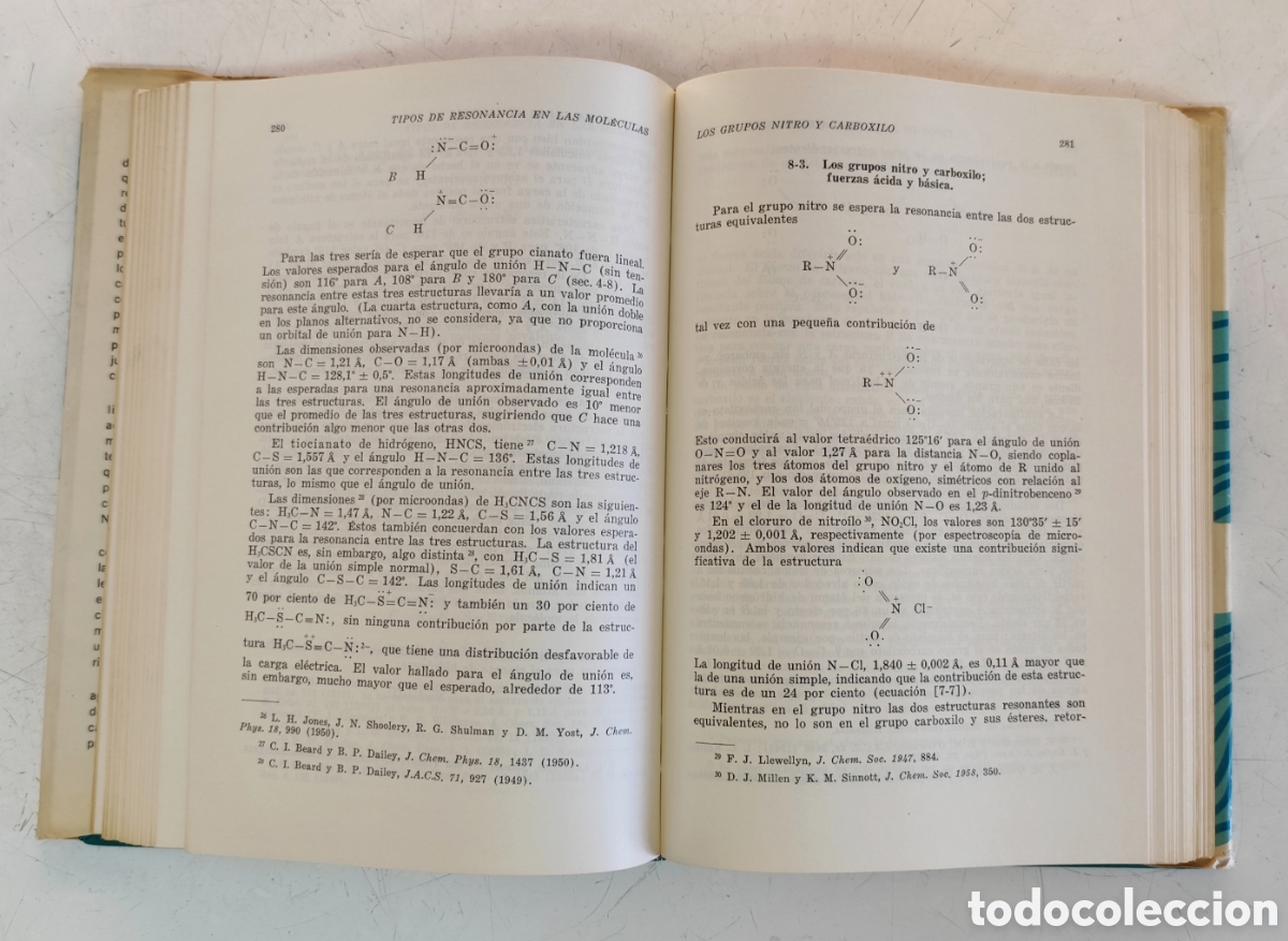 Libros de segunda mano de ciencias: Uniones qu&iacute;micas. Linus Pauling. - Foto 9