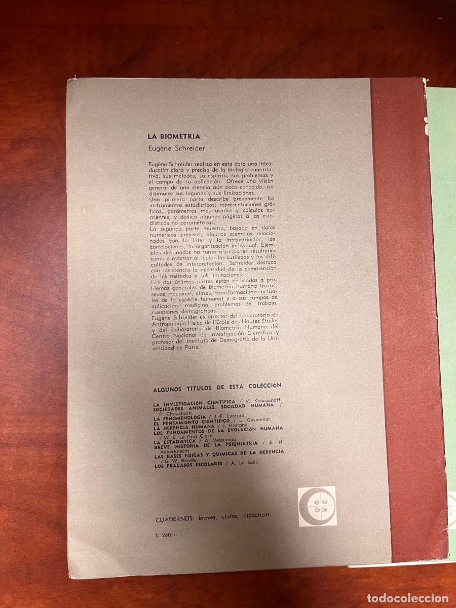 Libros de segunda mano de ciencias: COLECCI&Oacute;N CUADERNOS EUDEBA CIENCIAS 9 ejemplares nuevos - Foto 13