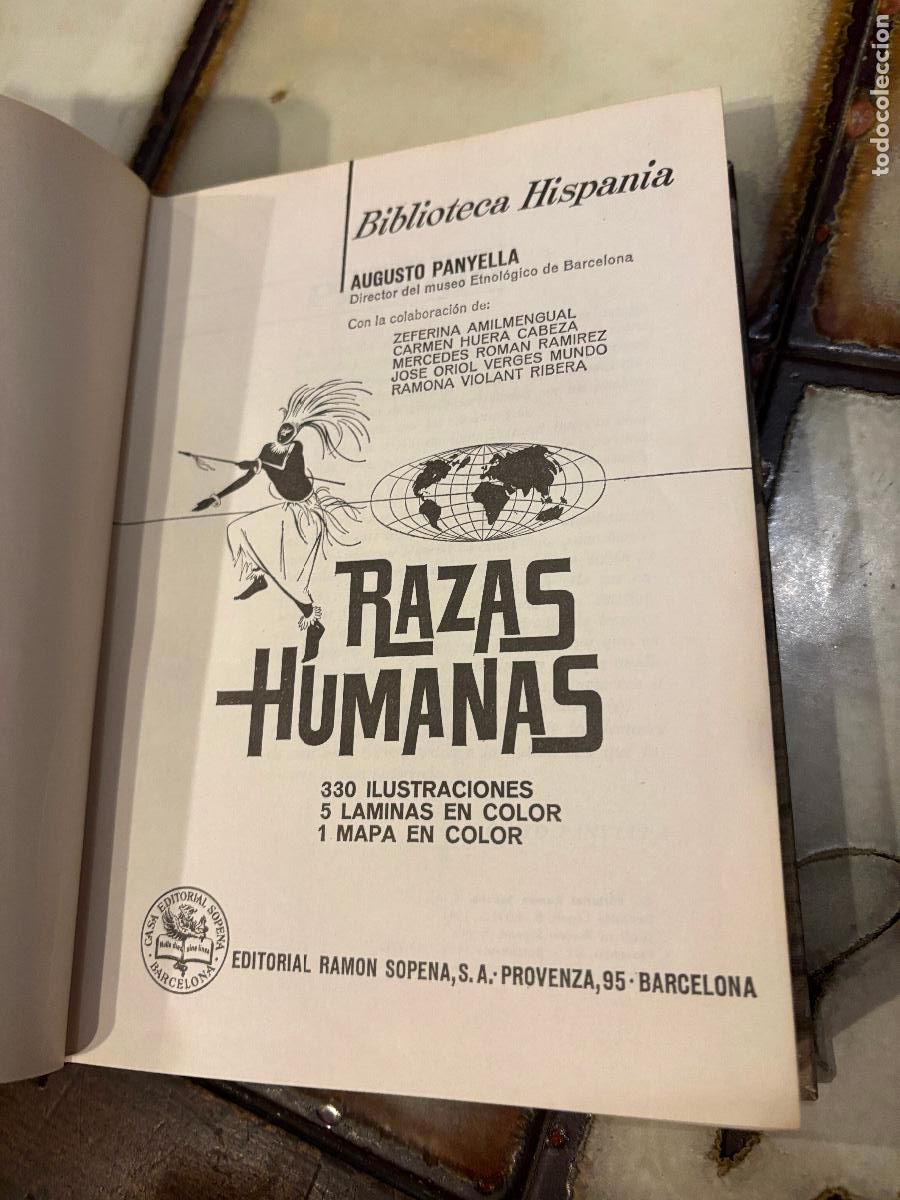Libros de segunda mano: Razas humanas. Biblioteca Hispania. PEDIDO M&Iacute;NIMO 5&euro; - Foto 2