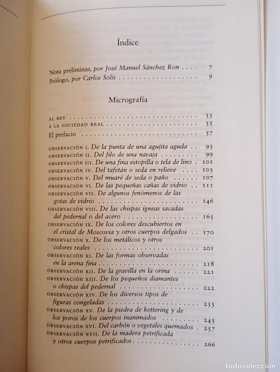 Libros de segunda mano: Micrograf&iacute;a (Robert Hooke) - Foto 7