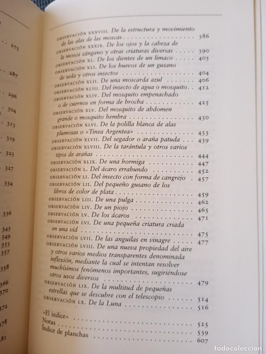 Libros de segunda mano: Micrograf&iacute;a (Robert Hooke) - Foto 9