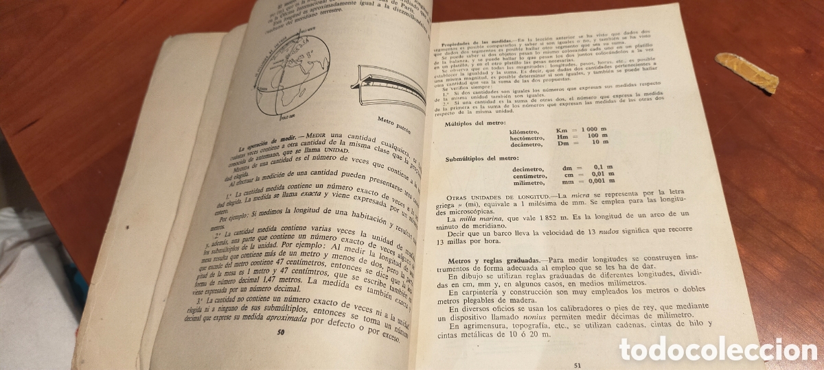 Libros de segunda mano de ciencias: Libro MATEM&Aacute;TICAS 1&deg; S SEGURA 1959 - Foto 8
