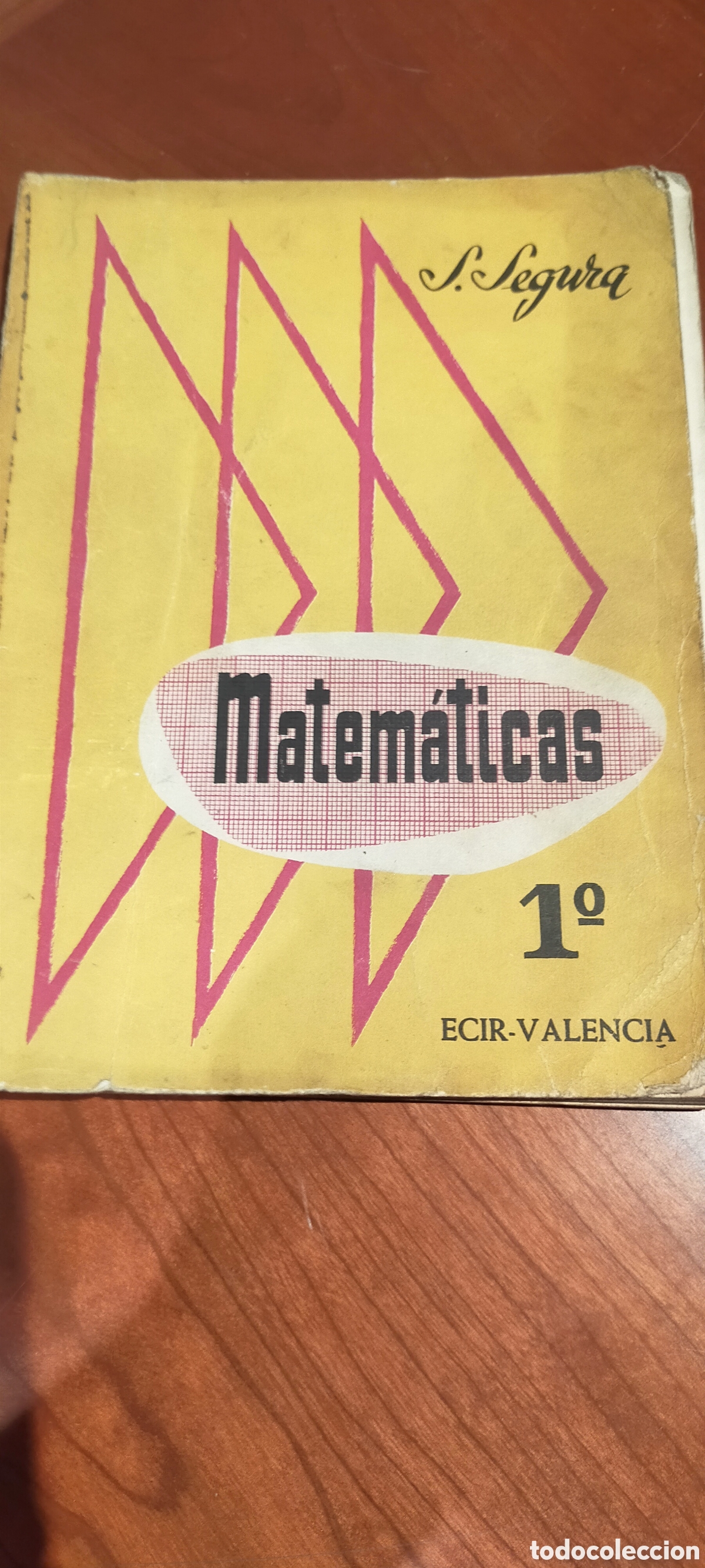 Gebrauchte B&uuml;cher der Wissenschaften: Libro MATEM&Aacute;TICAS 1&deg; S SEGURA 1959