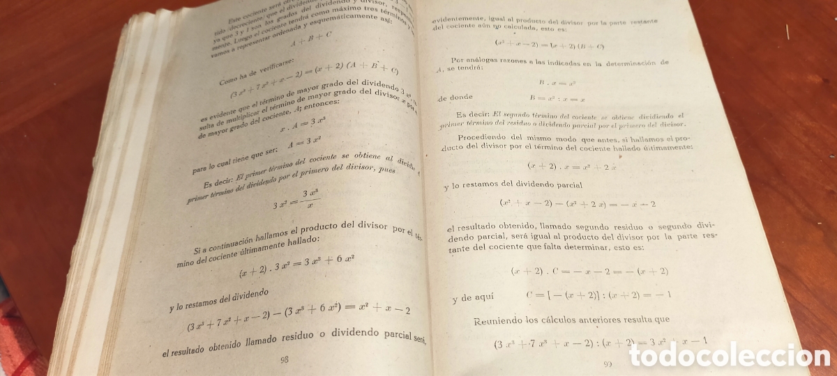 Libros de segunda mano de ciencias: MATEM&Aacute;TICAS TERCER CURSO DE BACHILLERATO (PLAN DE 1953) - Foto 10