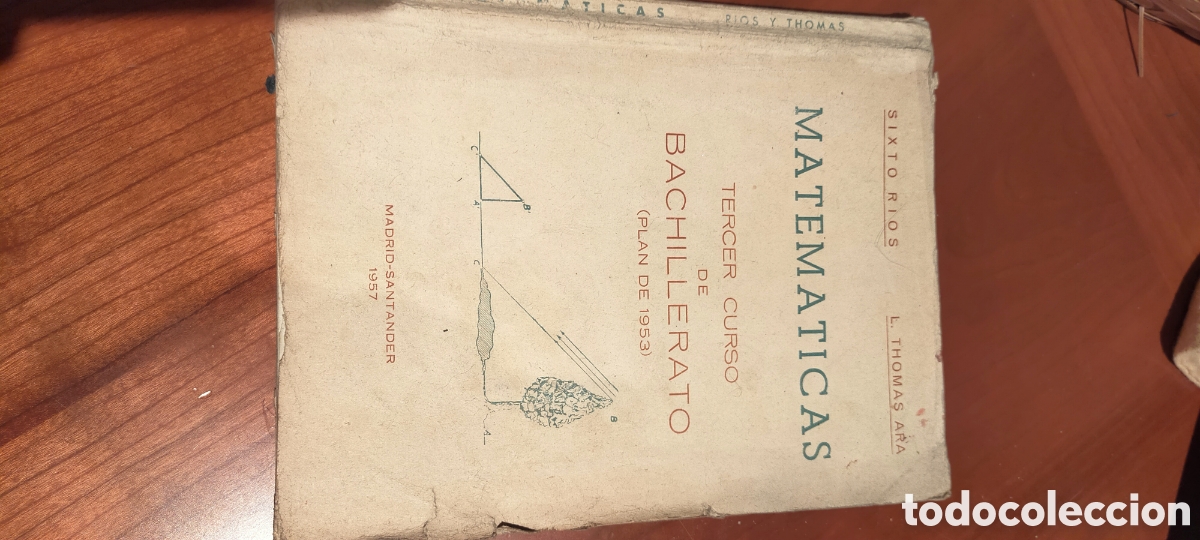 Libros de segunda mano de ciencias: MATEM&Aacute;TICAS TERCER CURSO DE BACHILLERATO (PLAN DE 1953) - Foto 1