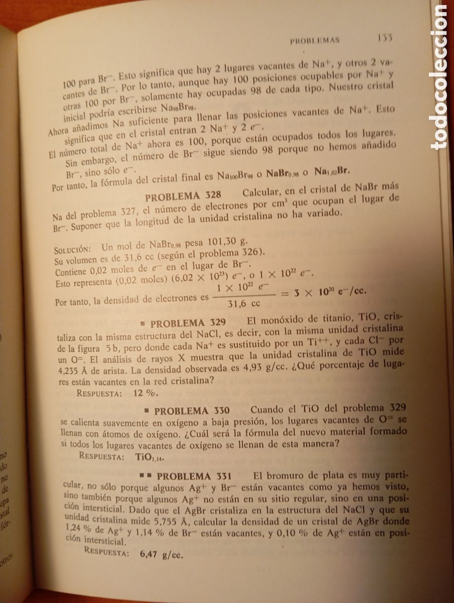Libros de segunda mano de ciencias: PROBLEMAS DE QUIMICA, EDITORIAL REVERTE. - Foto 9