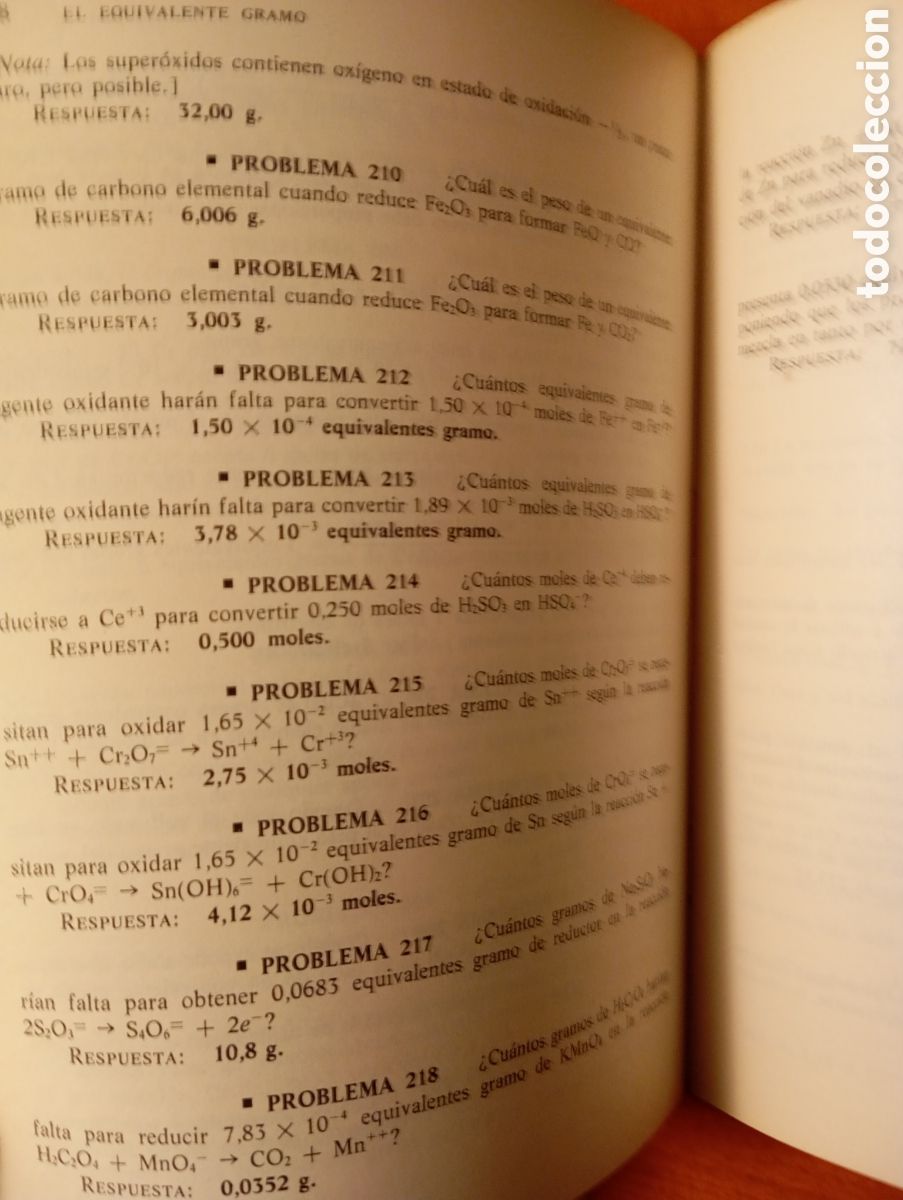 Libros de segunda mano de ciencias: PROBLEMAS DE QUIMICA, EDITORIAL REVERTE. - Foto 12