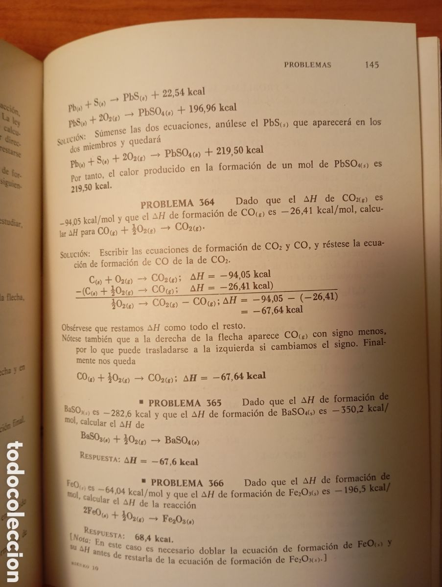 Libros de segunda mano de ciencias: PROBLEMAS DE QUIMICA, EDITORIAL REVERTE. - Foto 18