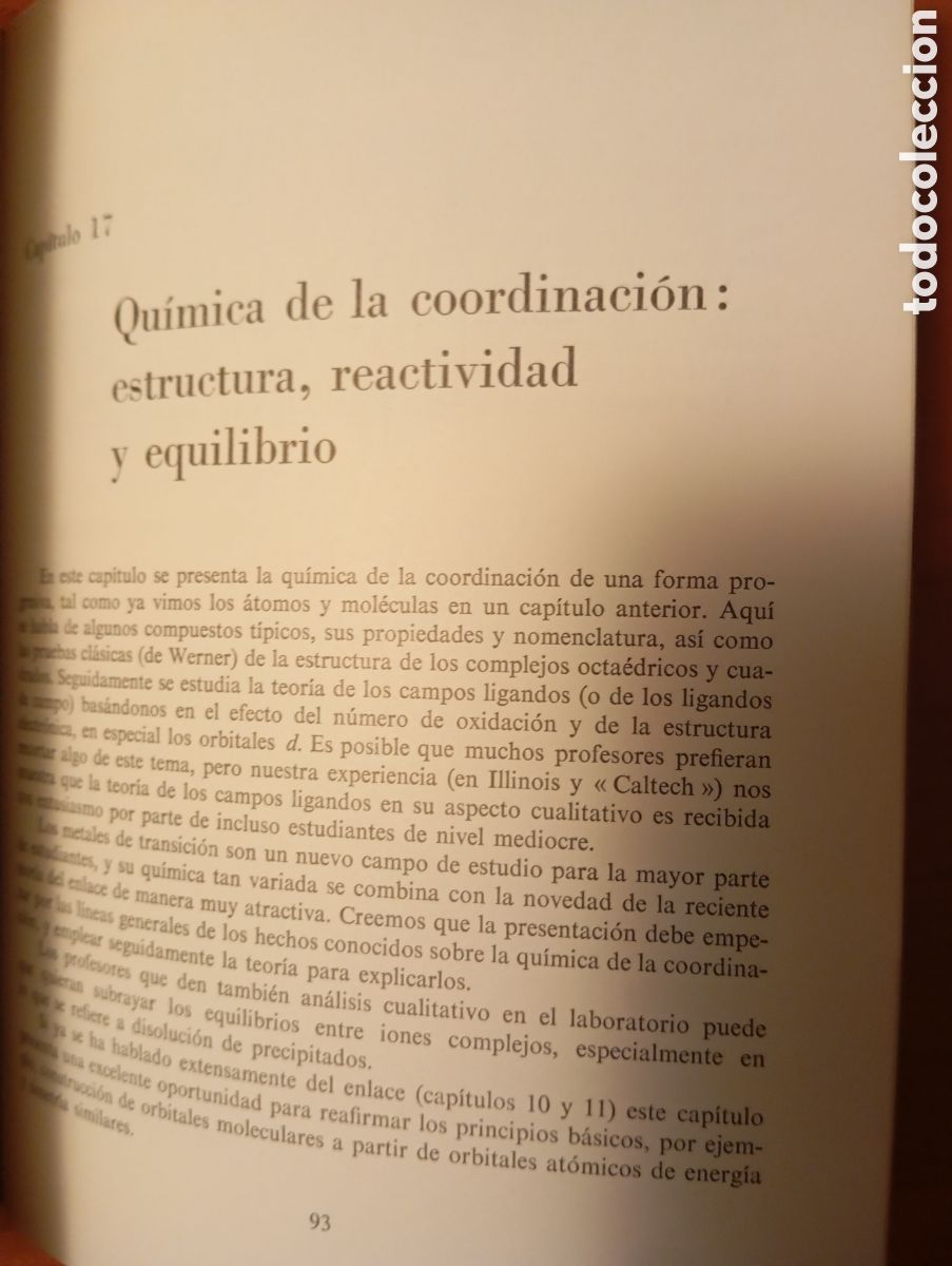 Libros de segunda mano de ciencias: CONCEPTOS BASICOS DE QUIMICA, GUIA PARA EL PROFESOR. - Foto 13