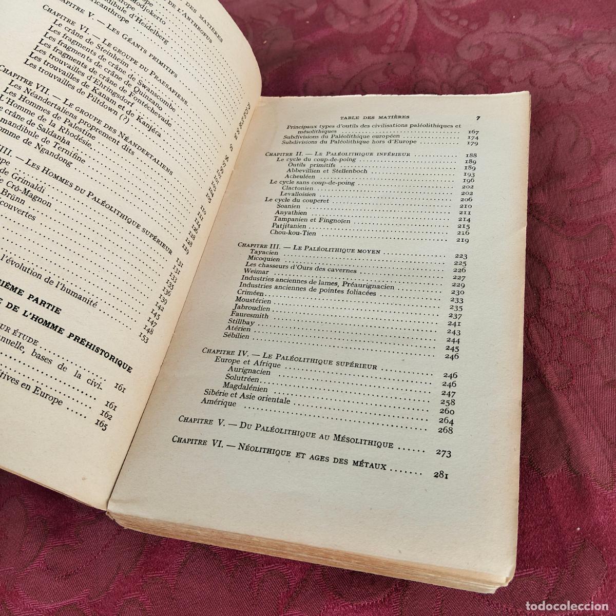 Libros de segunda mano: La pr&eacute;histoire de lhumanit&eacute; R Grahmann Payot 1955 - Foto 6