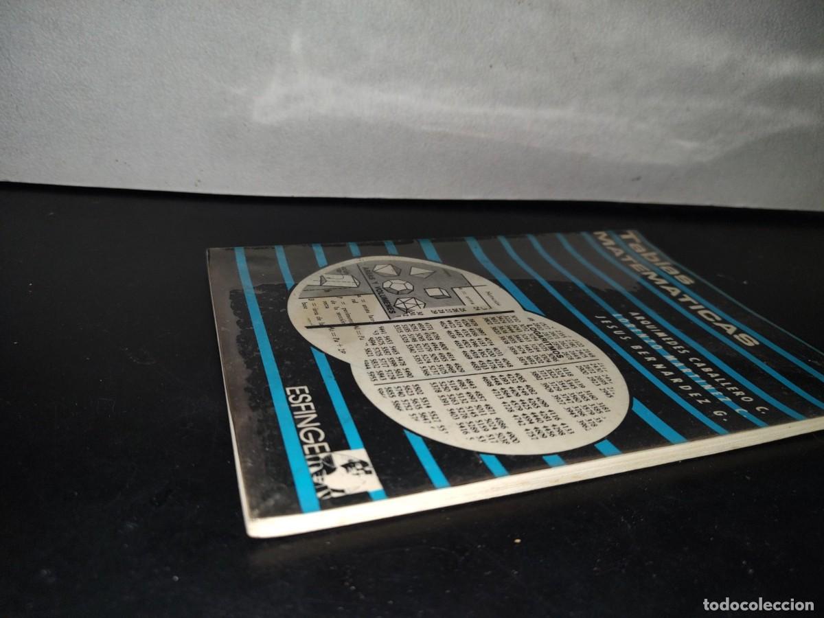 Libros de segunda mano de ciencias: 114- TABLAS MATEM&Aacute;TICAS - ARQU&Iacute;MEDES CABALLERO C. - EDITORIAL ESFINGE - Foto 3
