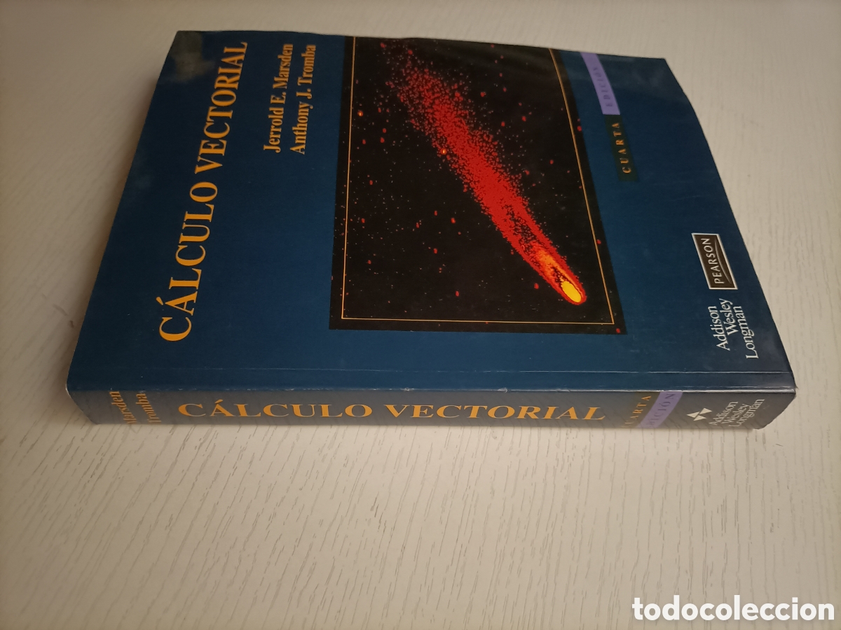 Libros de segunda mano de ciencias: C&aacute;lculo vectorial Jerrold E. Marsden cuarta edici&oacute;n 1998 - Foto 1