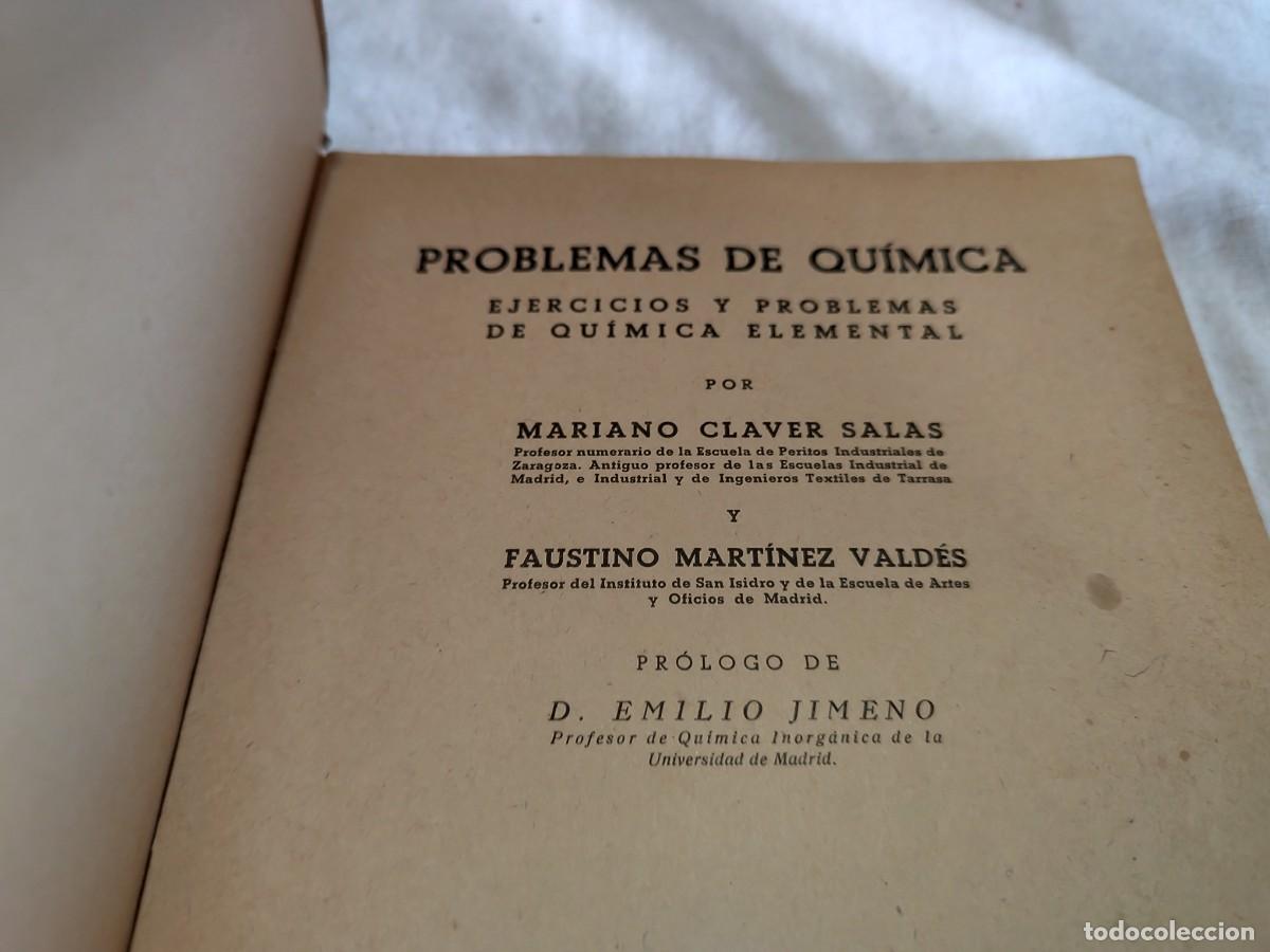 Libros de segunda mano de ciencias: PROBLEMAS DE QUIMICA / VVAA / GARA-P-115 / DOSSAT - Foto 4