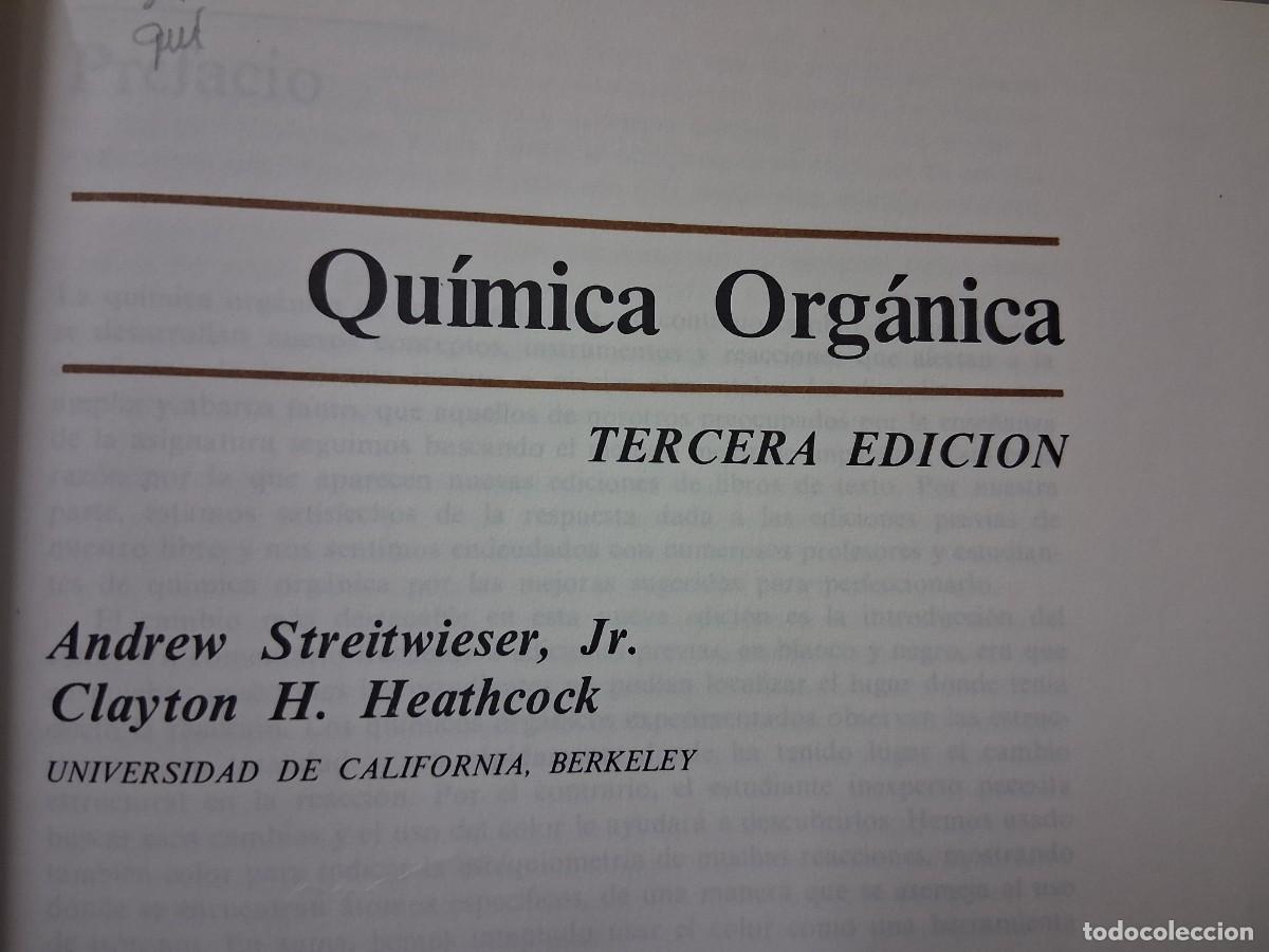 Libros de segunda mano de ciencias: Libro Quimica organica editorial interamericana - Foto 3