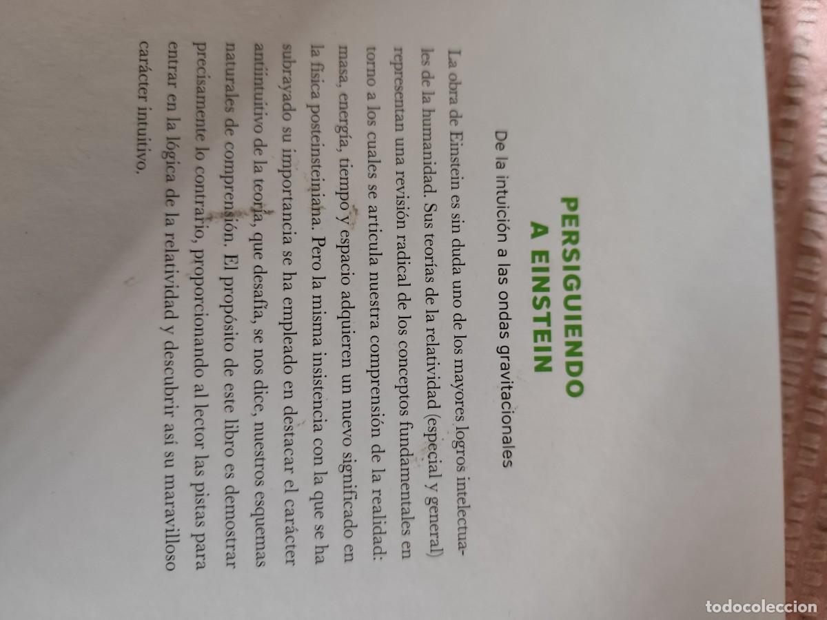 Libros de segunda mano de ciencias: PERSIGUIENDO A EINSTEIN / VVAA / GRAVOL 92 - Foto 2