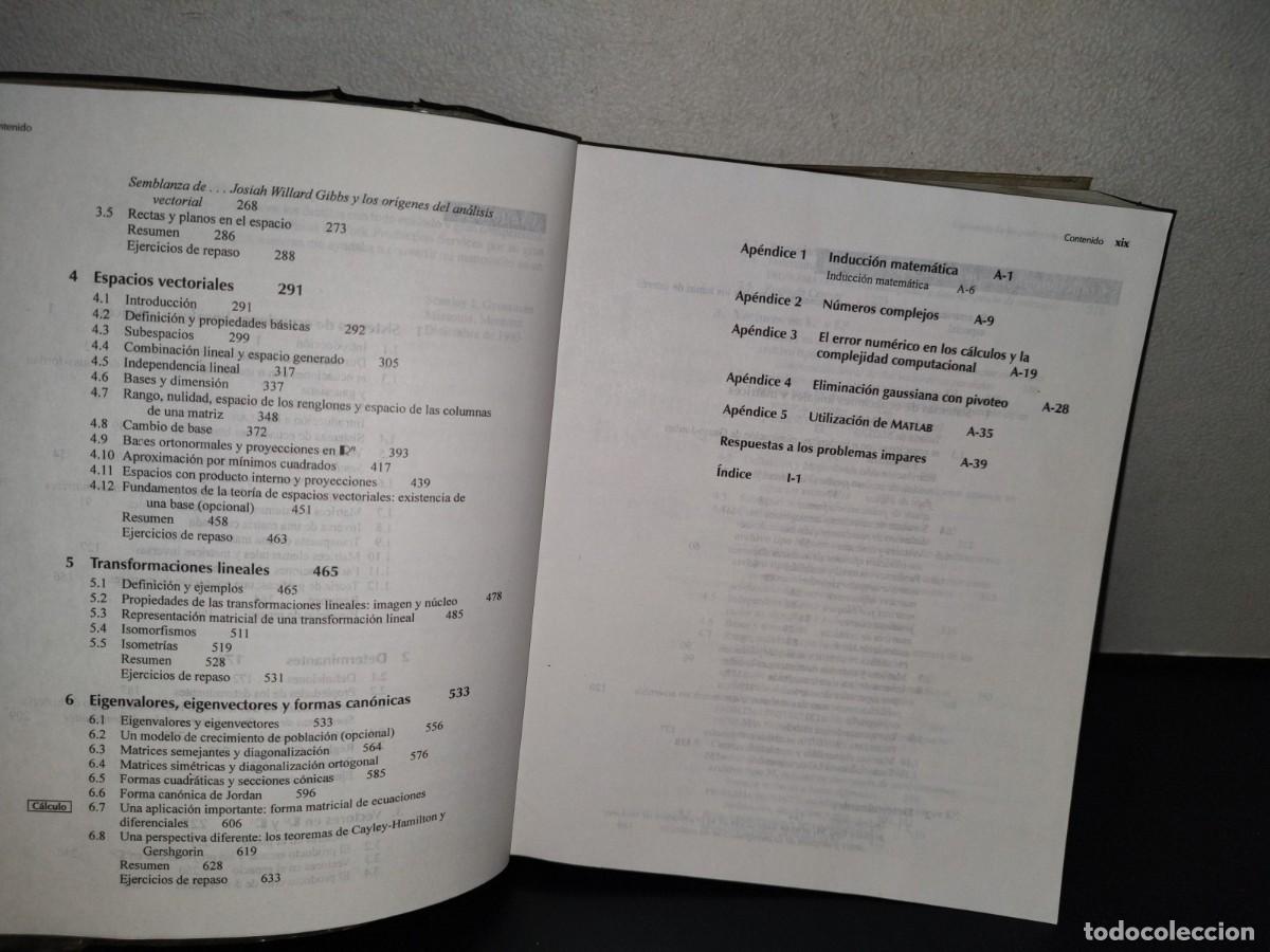 Libros de segunda mano de ciencias: 149- &Aacute;LGEBRA LINEAL - STANLEY I. GROSSMAN - MCGRAWHILL - Foto 8