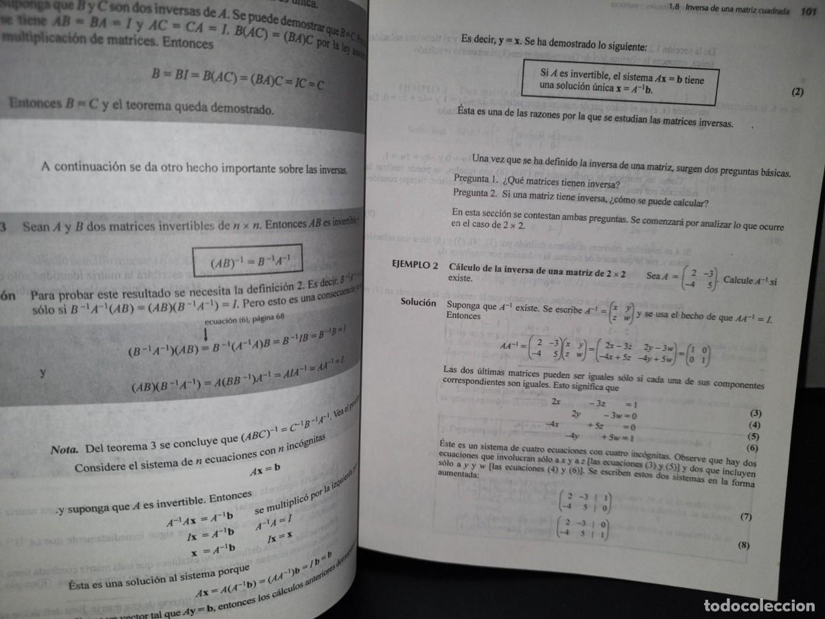 Libros de segunda mano de ciencias: 149- &Aacute;LGEBRA LINEAL - STANLEY I. GROSSMAN - MCGRAWHILL - Foto 9