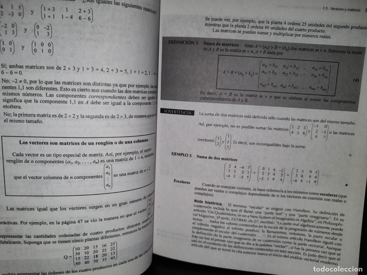 Libros de segunda mano de ciencias: 149- &Aacute;LGEBRA LINEAL - STANLEY I. GROSSMAN - MCGRAWHILL - Foto 11