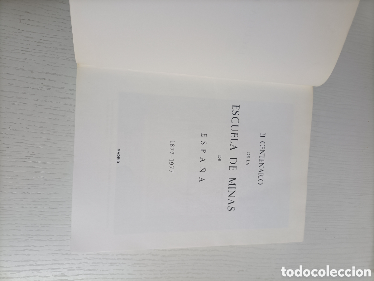 Libros de segunda mano: II centenario de la escuela de minas de Espa&ntilde;a 1877-1977 - Foto 7