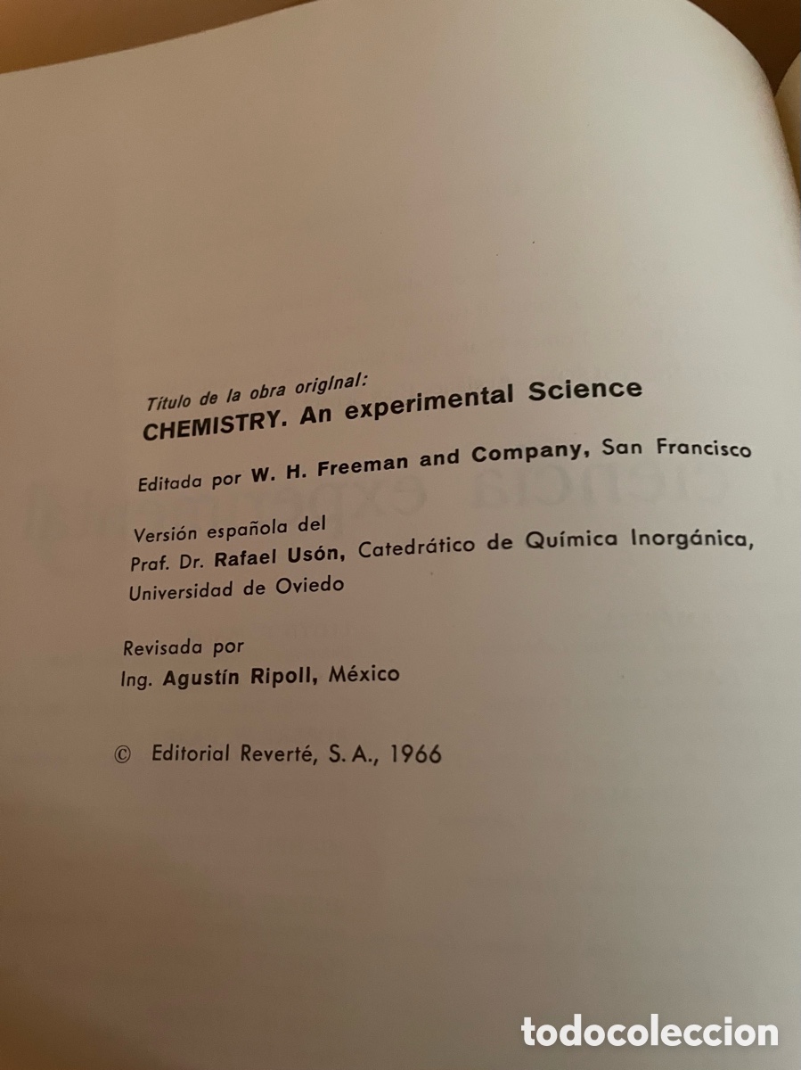 Libros de segunda mano de ciencias: Qu&iacute;mica. Una ciencia experimental - Foto 4