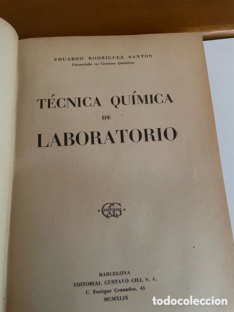 Libros de segunda mano de ciencias: T&eacute;cnica qu&iacute;mica de laboratorio - Foto 3
