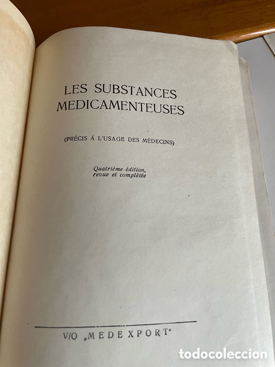 Libros de segunda mano de ciencias: Les substances medicamenteuses - Foto 2