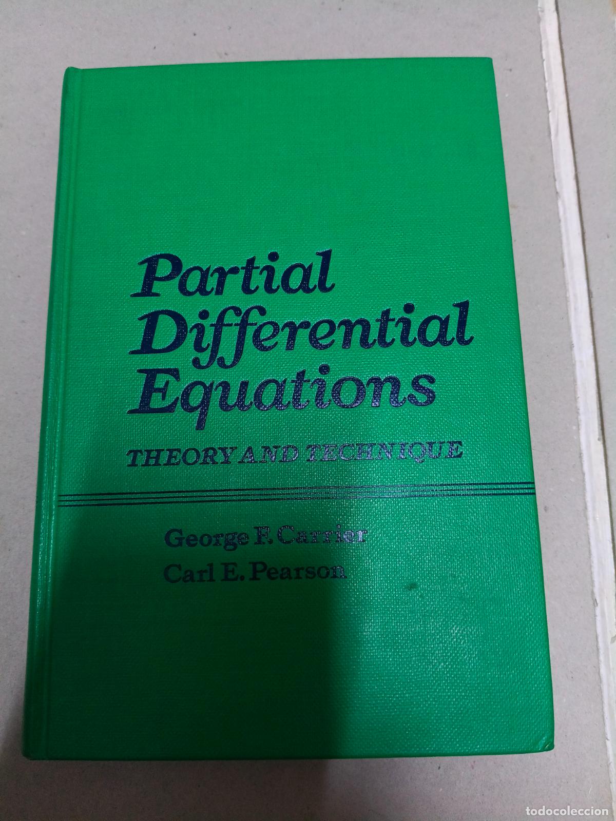 Libros de segunda mano de ciencias: Partial differential equations: Theory and technique George F Carrier - Foto 1