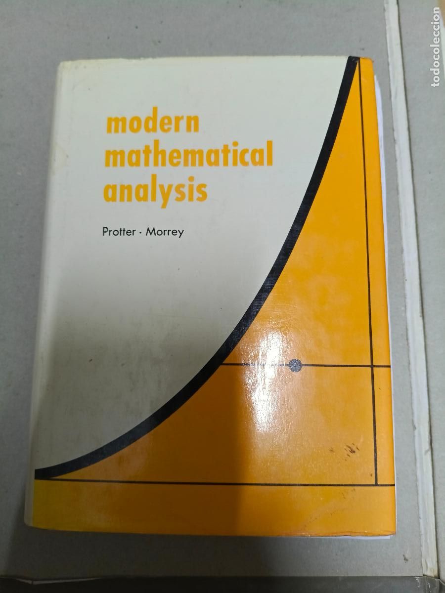 Libros de segunda mano de ciencias: Modern Mathematical Analysis Murray H Protter - Foto 1
