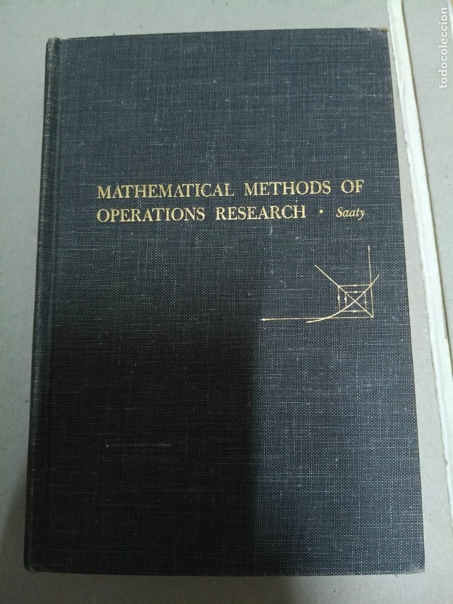 Libros de segunda mano de ciencias: Mathematical methods of operations research. Saaty, Thomas L.: - Foto 1