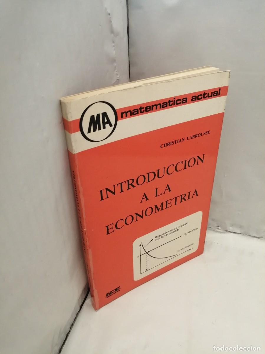 Libros de segunda mano de ciencias: Introducci&oacute;n a la econometr&iacute;a (Primera edici&oacute;n, Colecci&oacute;n: Matem&aacute;tica Actual) - Foto 3