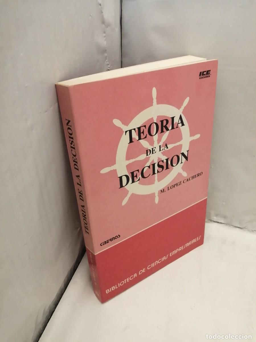 Libros de segunda mano de ciencias: Manuel L&oacute;pez Cachero: Teor&iacute;a de la decisi&oacute;n (Primera edici&oacute;n, Colecci&oacute;n: Ibernos) - Foto 3