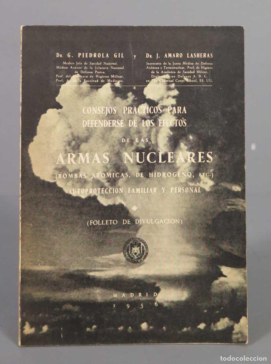 Libros de segunda mano de ciencias: Consejos pr&aacute;cticos para defenderse de los efectos de las armas nucleares (bombas at&oacute;micas, de hidr&oacute;g - Foto 1