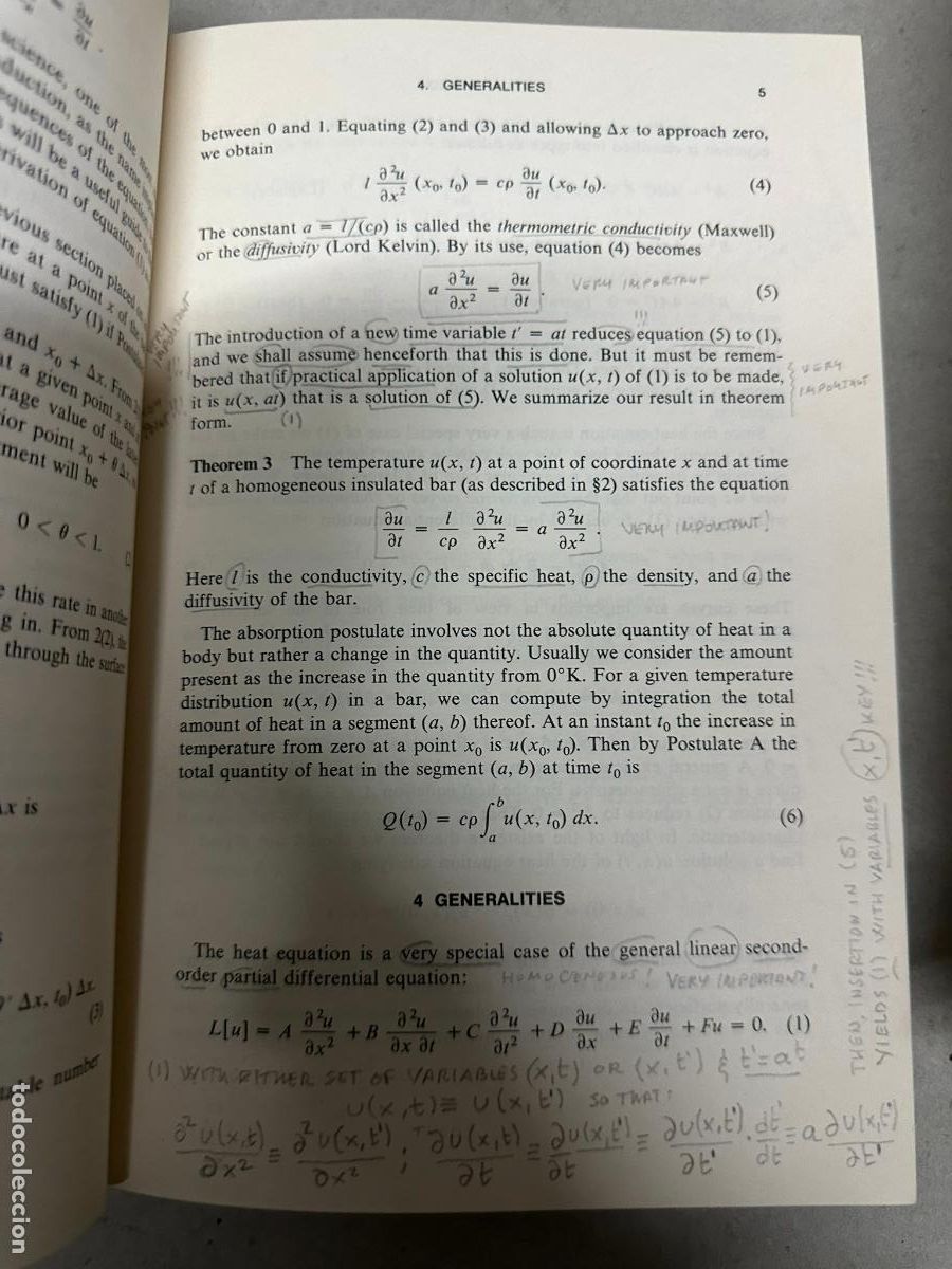 Libros de segunda mano de ciencias: The Heat equation. D. V. Widder - Foto 2