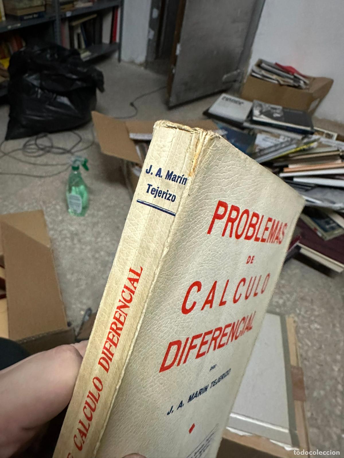 Libros de segunda mano de ciencias: PROBLEMAS DE C&Aacute;LCULO DIFERENCIAL. MAR&Iacute;N TEJERIZO, J. - Foto 3