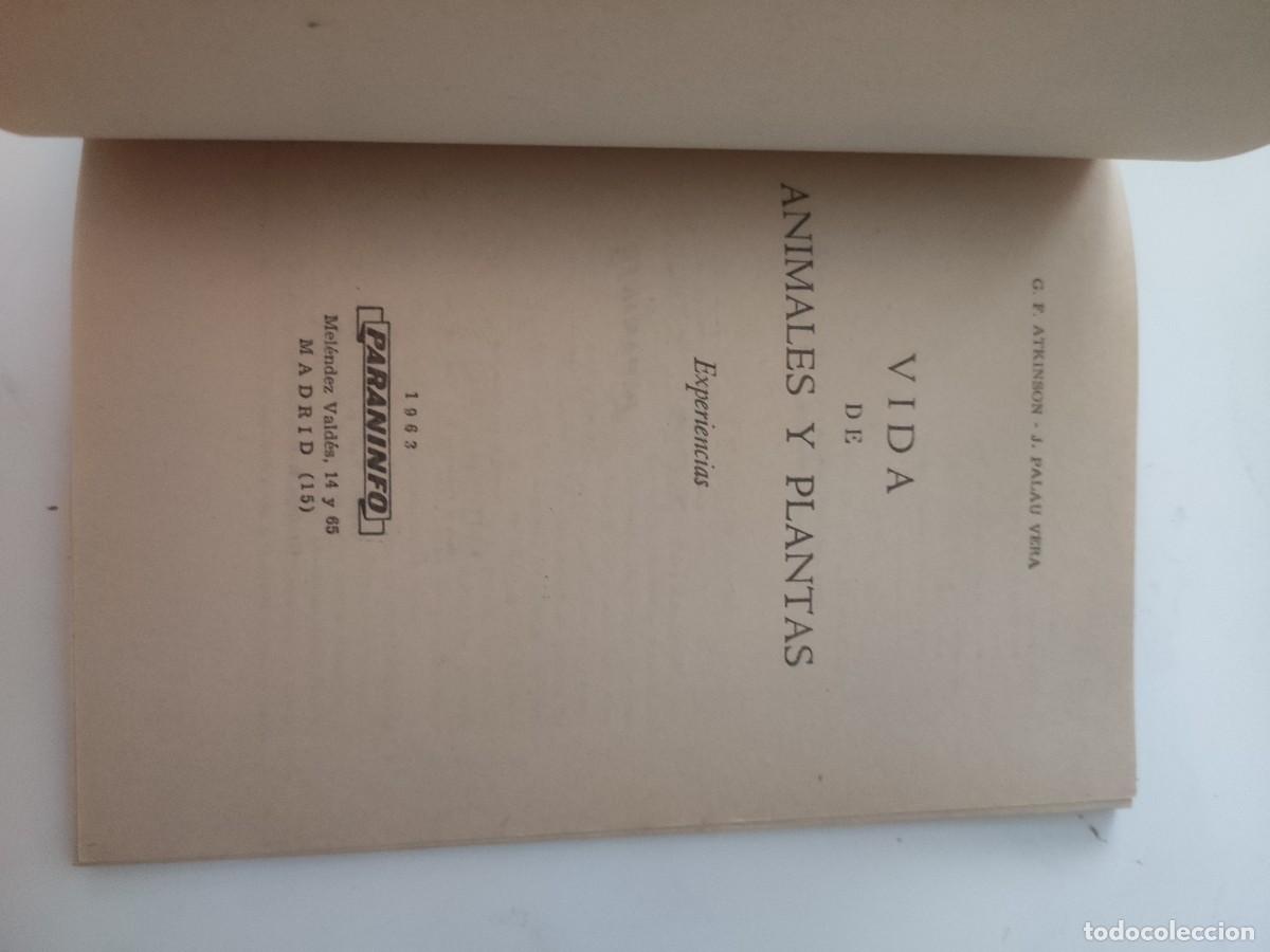 Libros de segunda mano: Vida de animales y plantas. Editorial Teide. - Foto 3