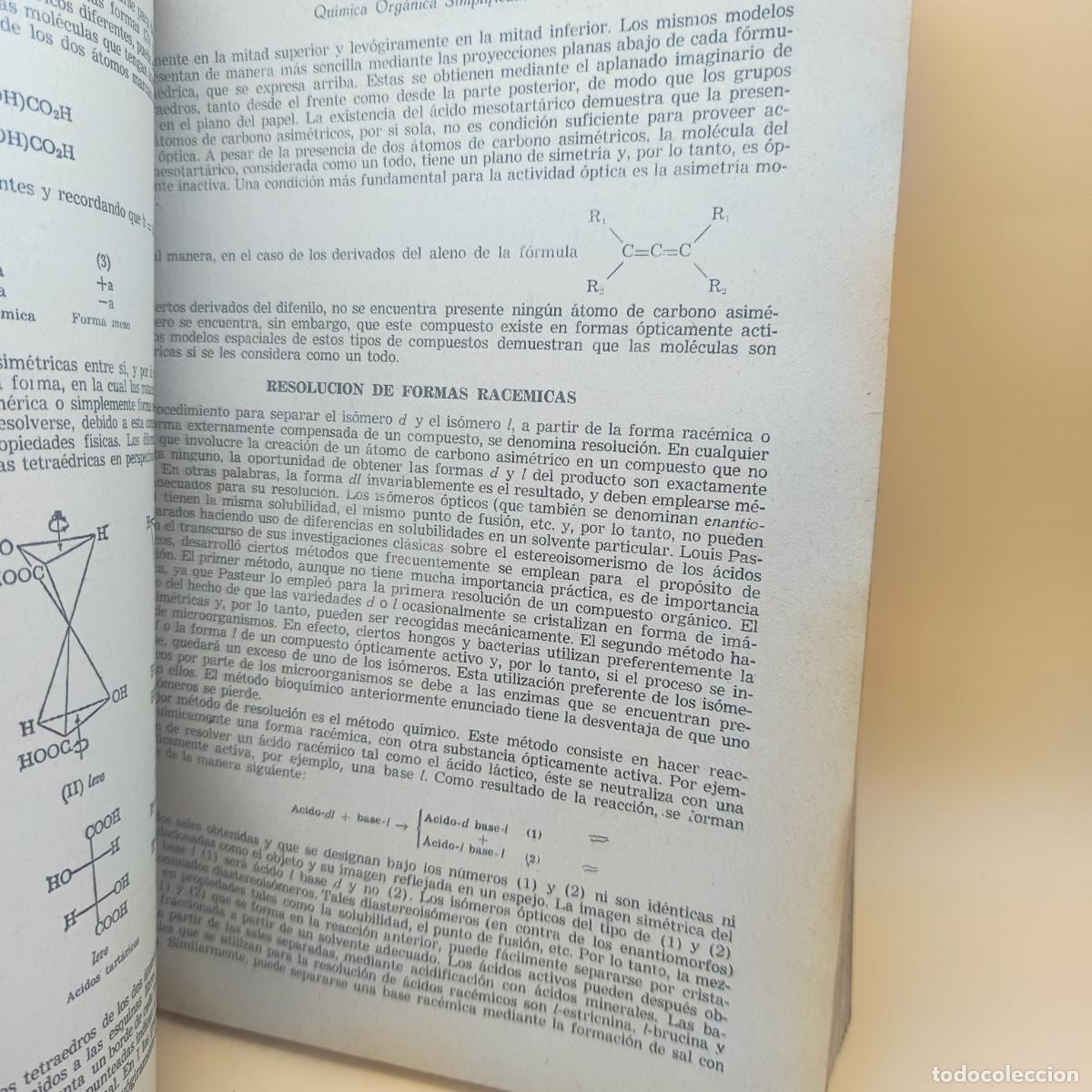 Libros de segunda mano de ciencias: QUIMICA ORGANICA SIMPLIFICADA, EDICIONES MINERVA - Foto 6