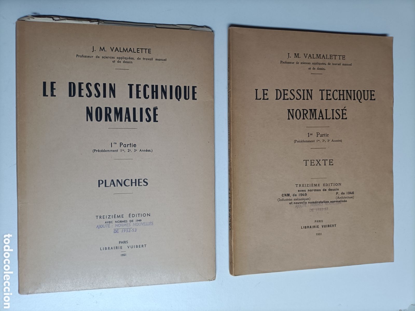 Libri di seconda mano: Le dessin Technique normalise 1 partir Texte planches.. texto en franc&eacute;s dibujo t&eacute;cnico normal.1951