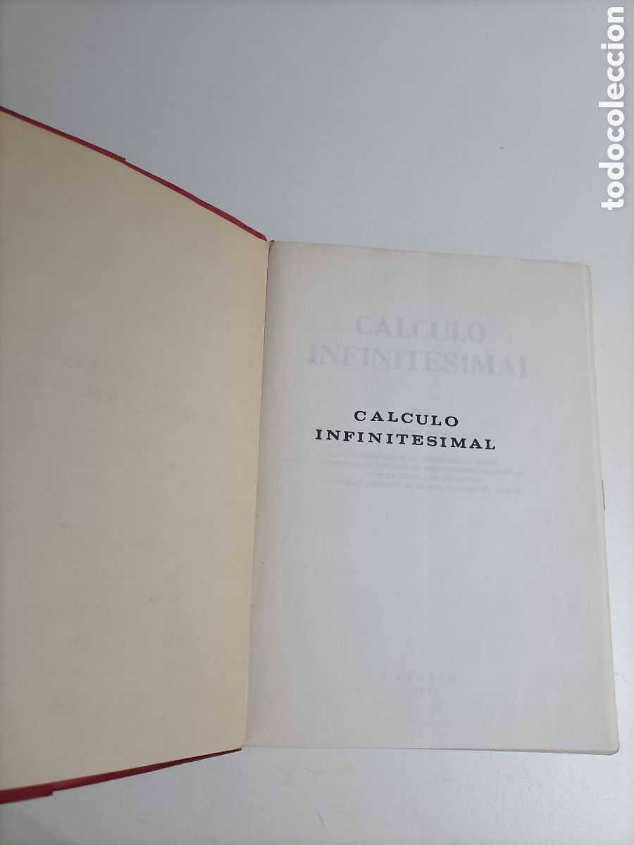 Libros de segunda mano de ciencias: C&aacute;lculo infinitesimal. Sixto r&iacute;os - Foto 7