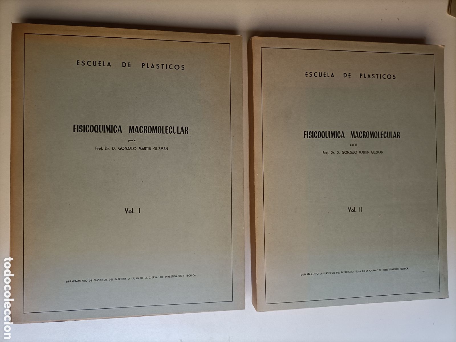 Gebrauchte B&uuml;cher der Wissenschaften: BI. Escuela de pl&aacute;sticos. Fisicoqu&iacute;mica macromolecular. Gonzalo Mart&iacute;n Guzm&aacute;n. Ciencia t&eacute;cnica ist