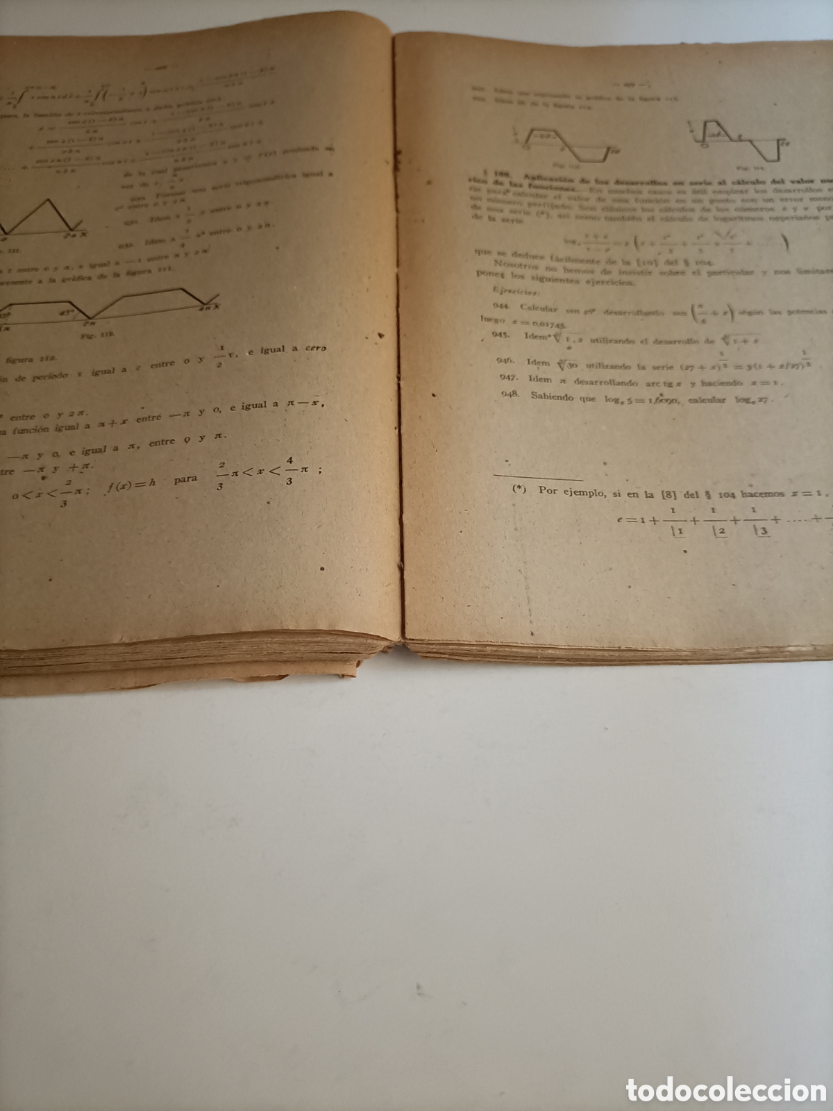 Libros de segunda mano de ciencias: BI. Curso general de matem&aacute;ticas. Navarro Borr&aacute;s 1940 - Foto 11