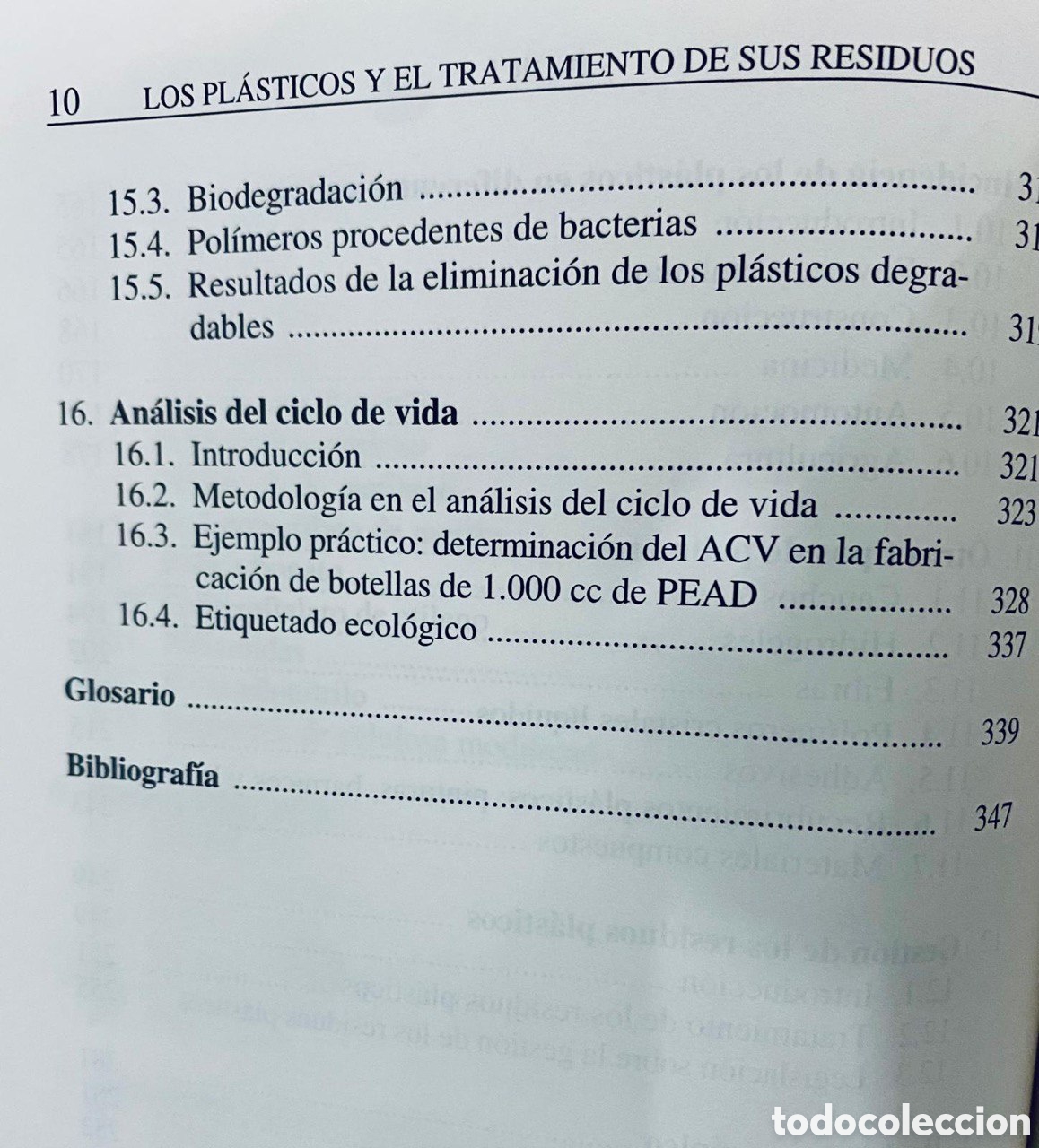 Libros de segunda mano de ciencias: Los pl&aacute;sticos y el tratamiento de sus residuos. - Foto 6