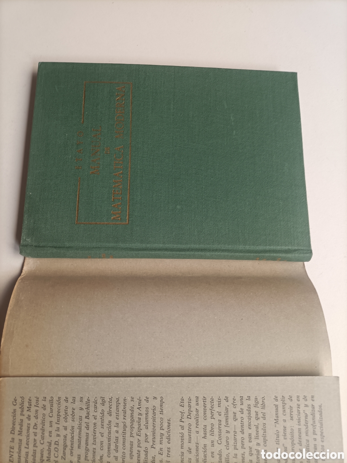 Libros de segunda mano de ciencias: BI. Manual de matem&aacute;tica moderna Javier Etayo Miqueo. - Foto 6