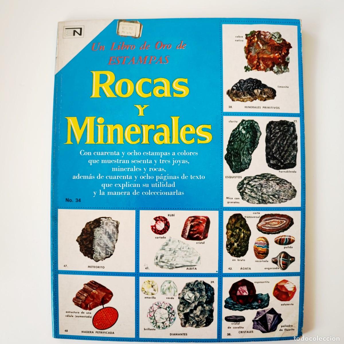 Libros de segunda mano: Un Libro de Oro de estampas ROCAS Y MINERALES de Novaro - Foto 1