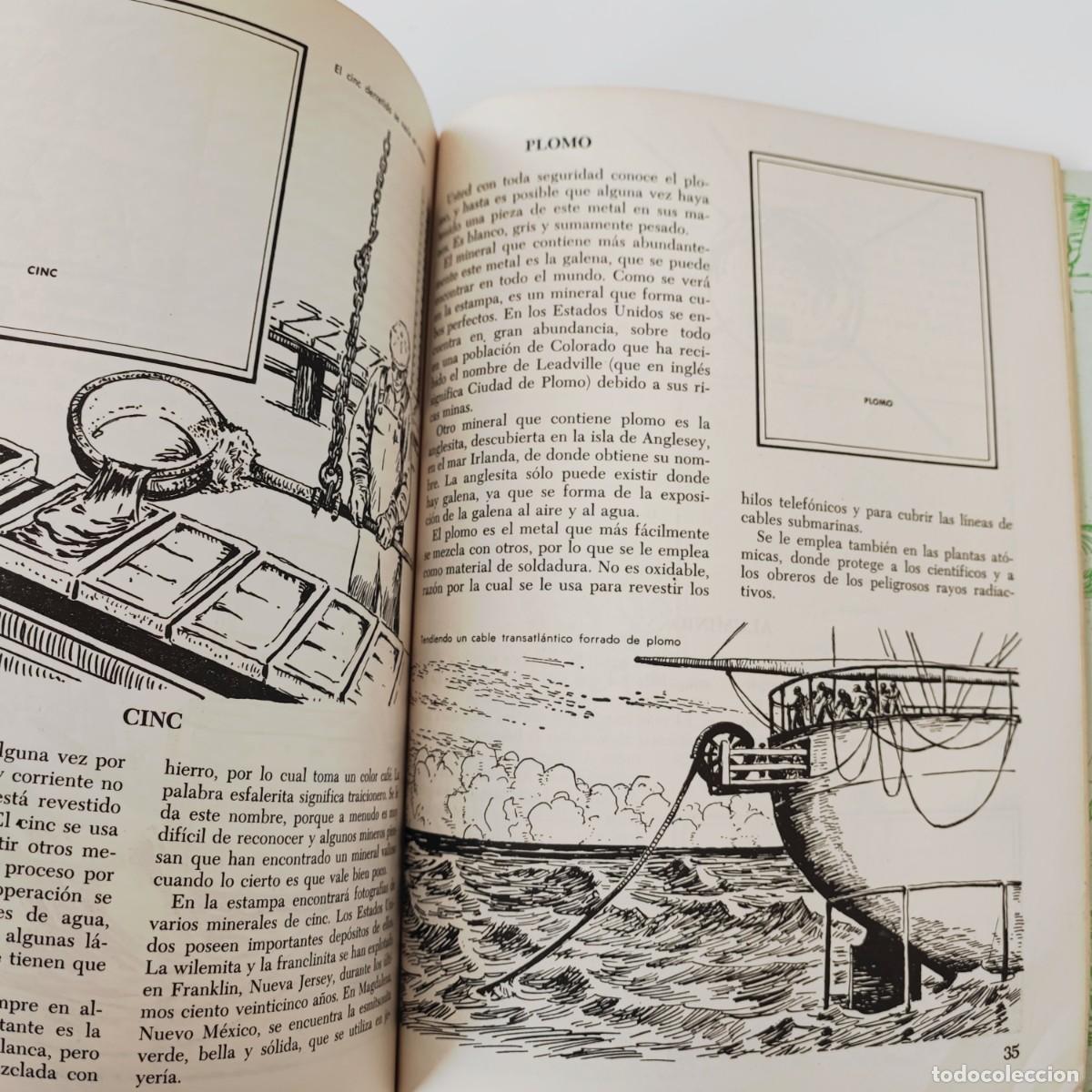 Libros de segunda mano: Un Libro de Oro de estampas ROCAS Y MINERALES de Novaro - Foto 8